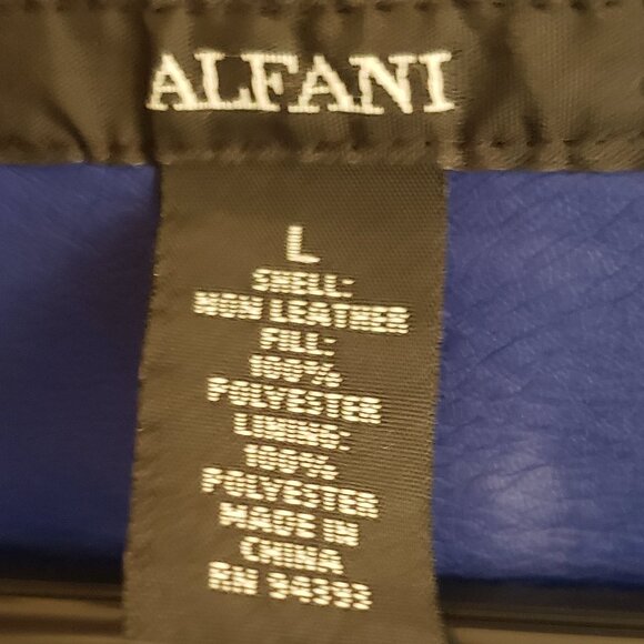 Alfani Women's Fitted Faux Leather Jacket, Size: L - Picture 15 of 16